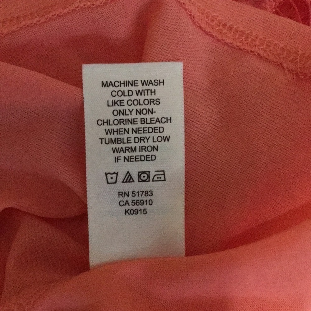 MAURICES Women’s Coral Floral Eye-lashed Lace Lined Cami—Size S - Picture 7 of 14